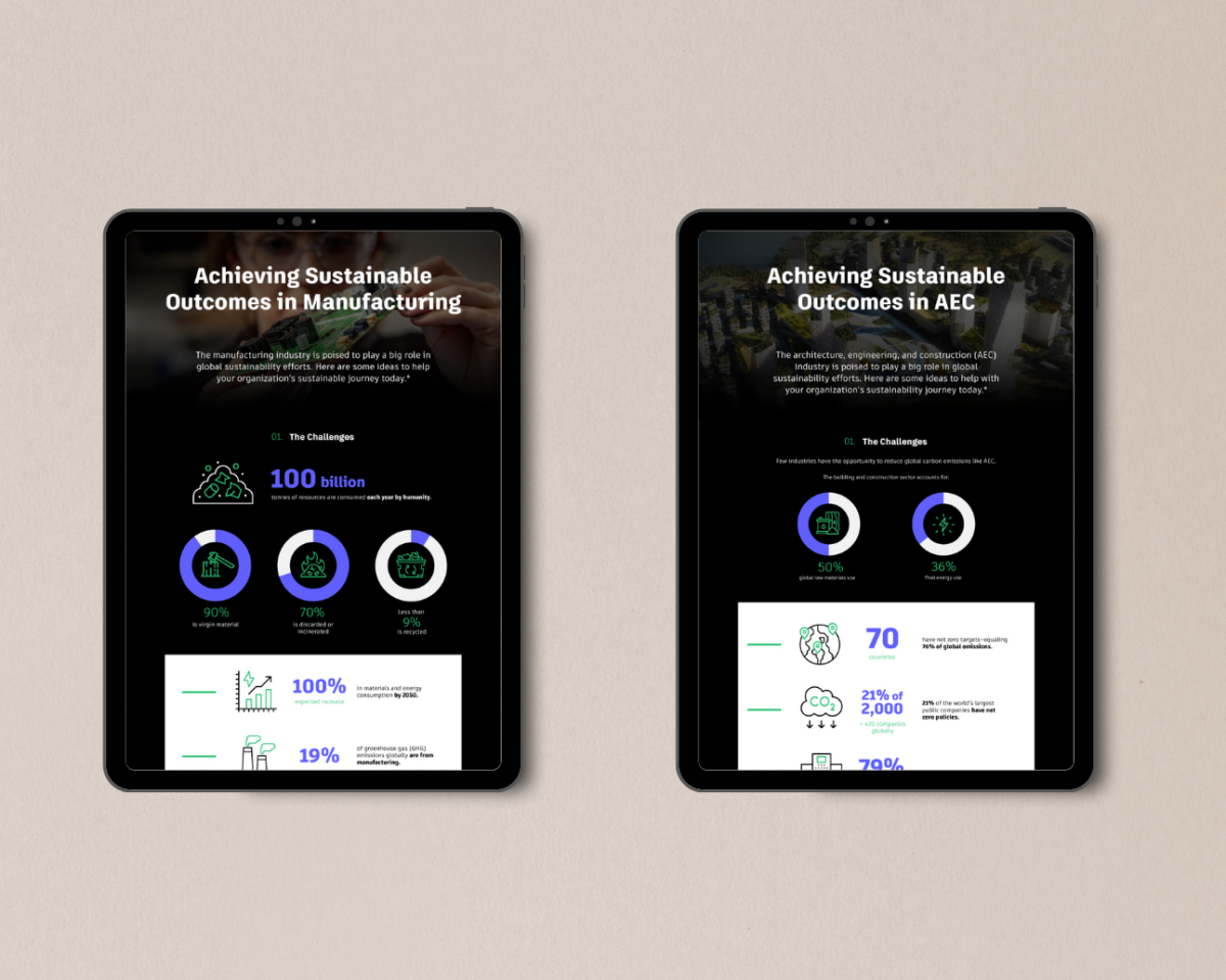 Autodesk Infographic AEC Manufacturing