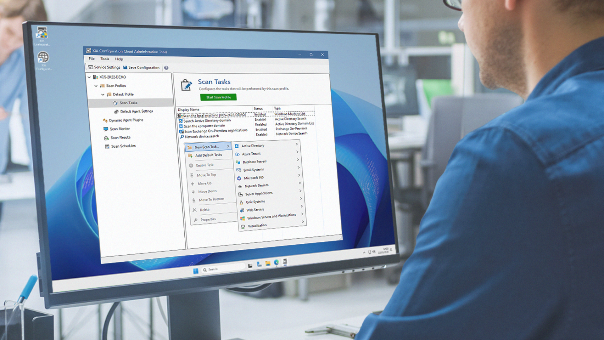 CENTREL-Solutions-Grammatik-Agency-Case-Study-3 Unlocking growth for IT companies - CENTREL Solutions interface in office environment